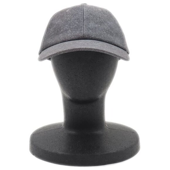 Bottega Veneta Cap Flannel Print Nubuckles Cles Leather Charcoal S Hat Dark main image 5